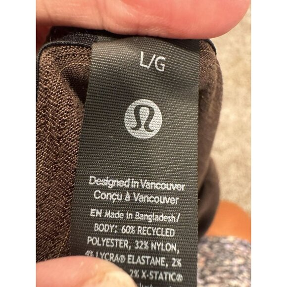 Lululemon Men’s Long Sleeve License To Train Shirt Brown Large - Picture 3 of 5